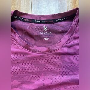 Spyder cropped workout top